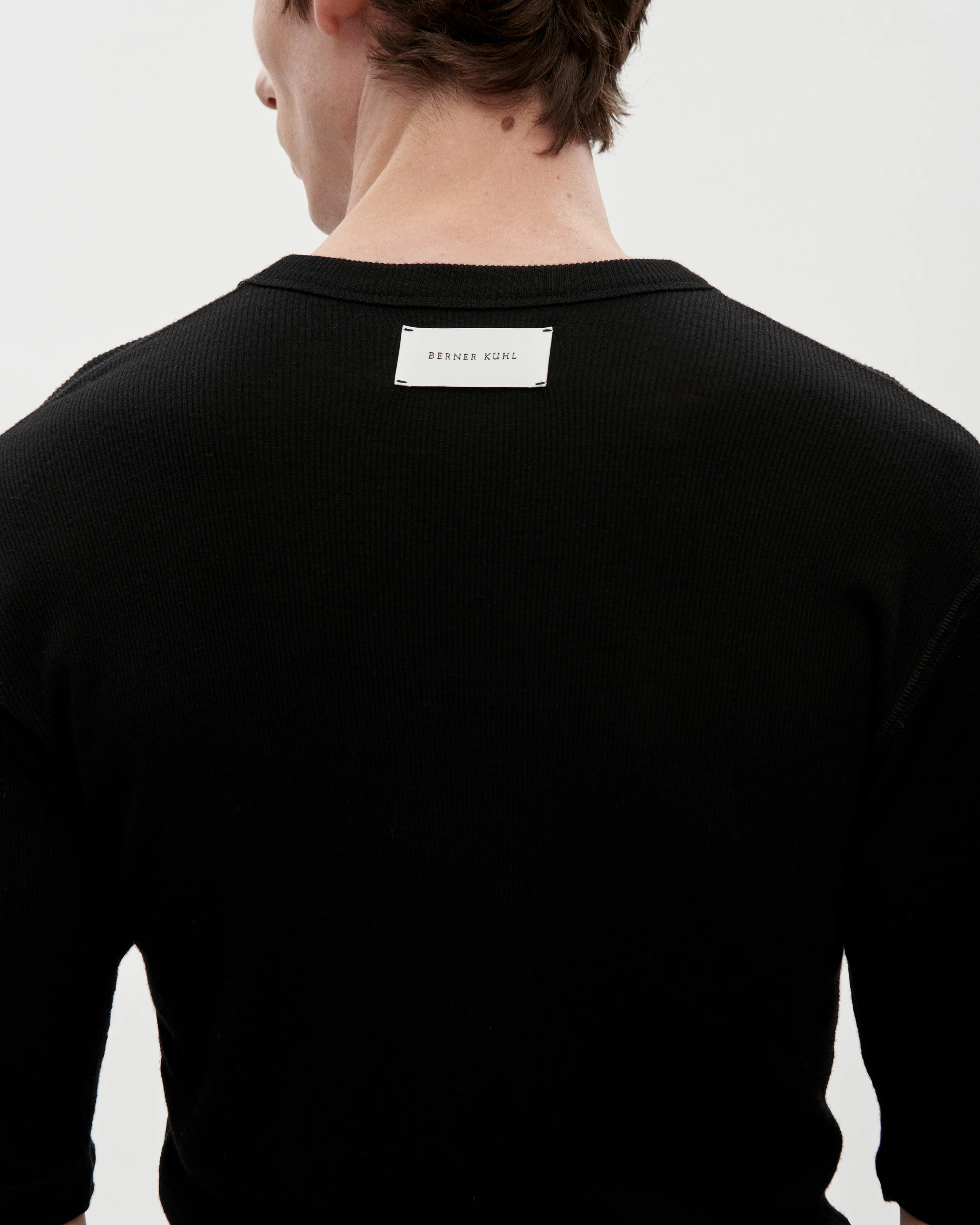 Base Tee Army Wool 009 Black - Image 4