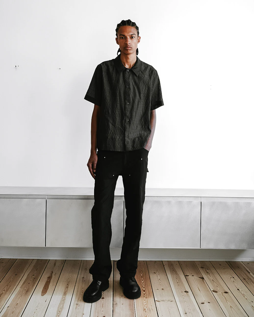 Wander Shirt Crepe Wose 067 Rock - Image 5