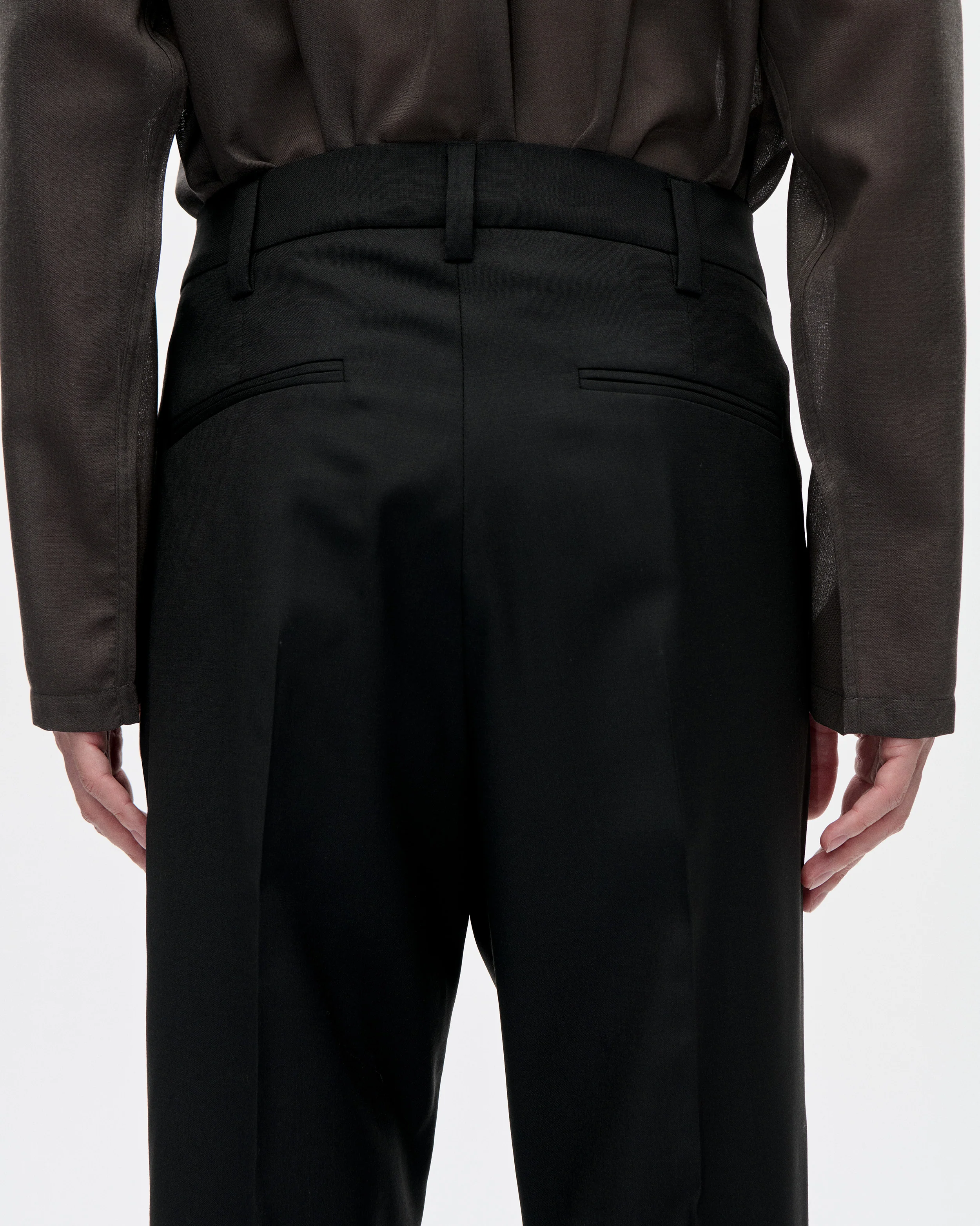 Dress Trouser Fine Wool 084 Peat - Image 4