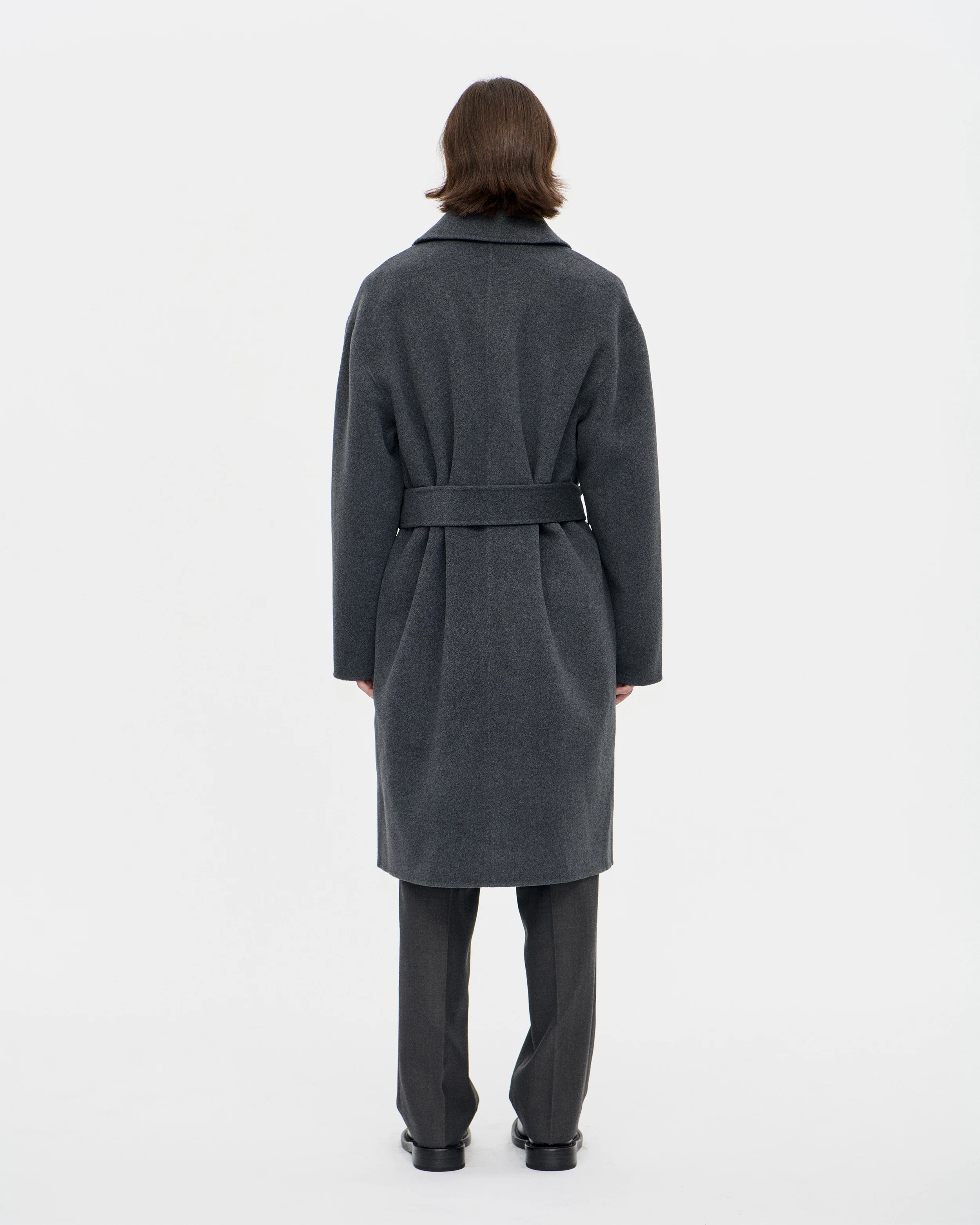 Naval Coat Woolcash 008 Charcoal - Image 3