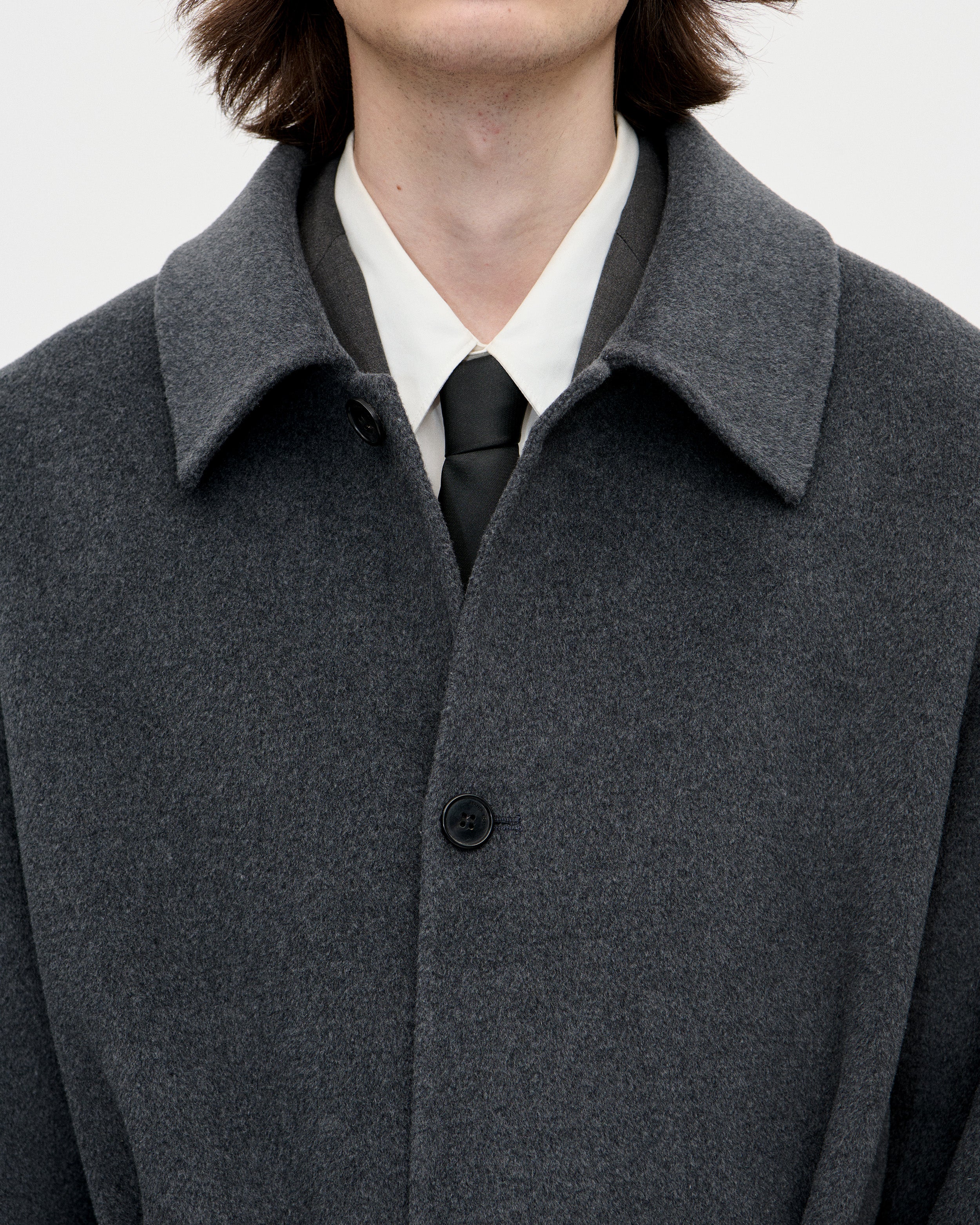 Naval Coat Woolcash 008 Charcoal - Image 4