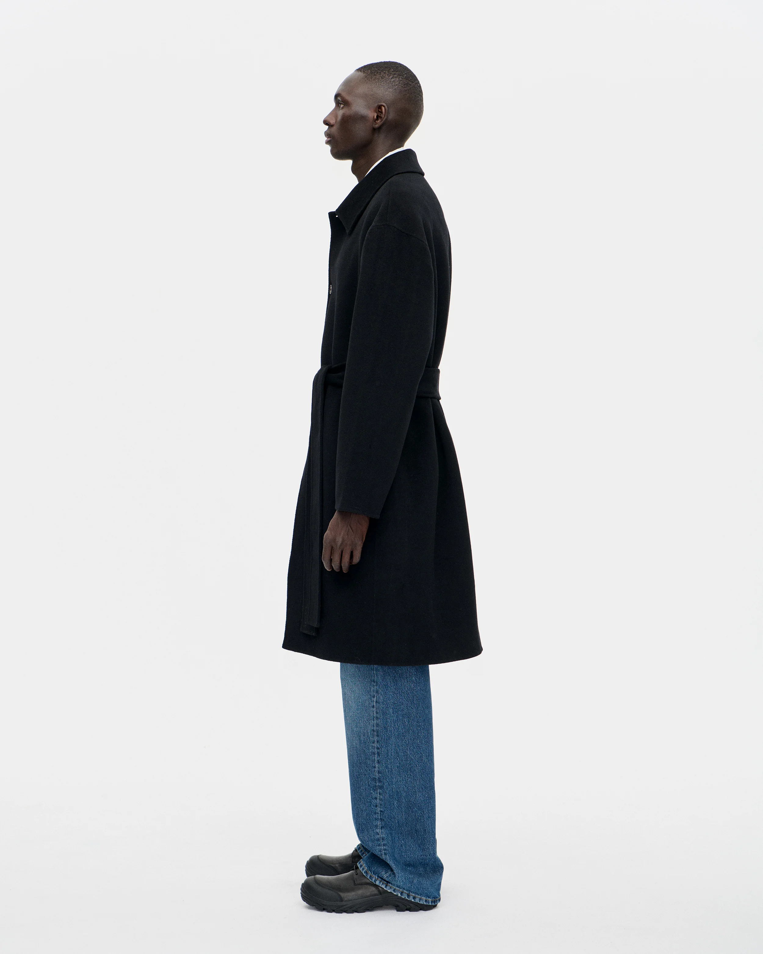 Naval Coat Woolcash 009 Black - Image 3