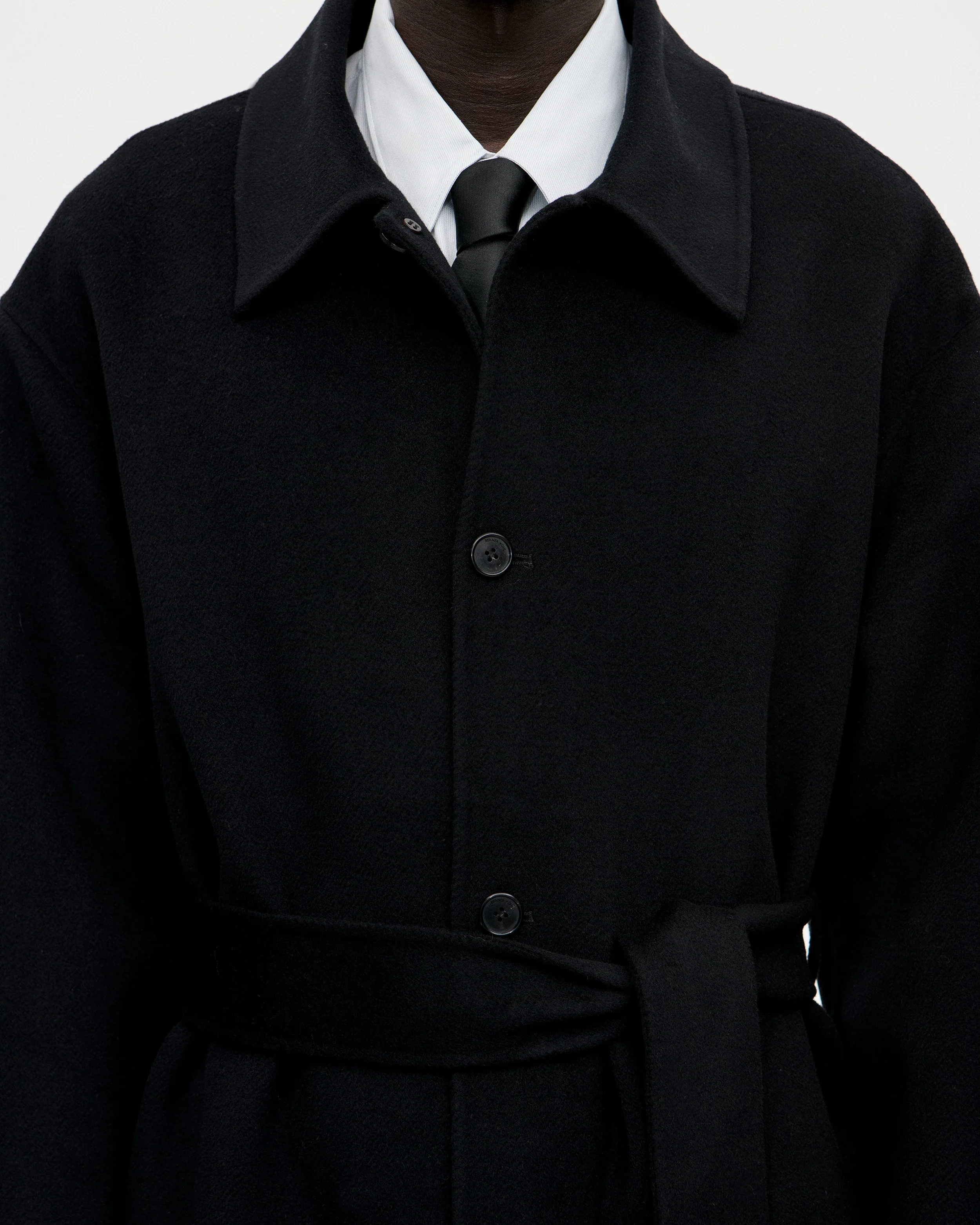 Naval Coat Woolcash 009 Black - Image 4