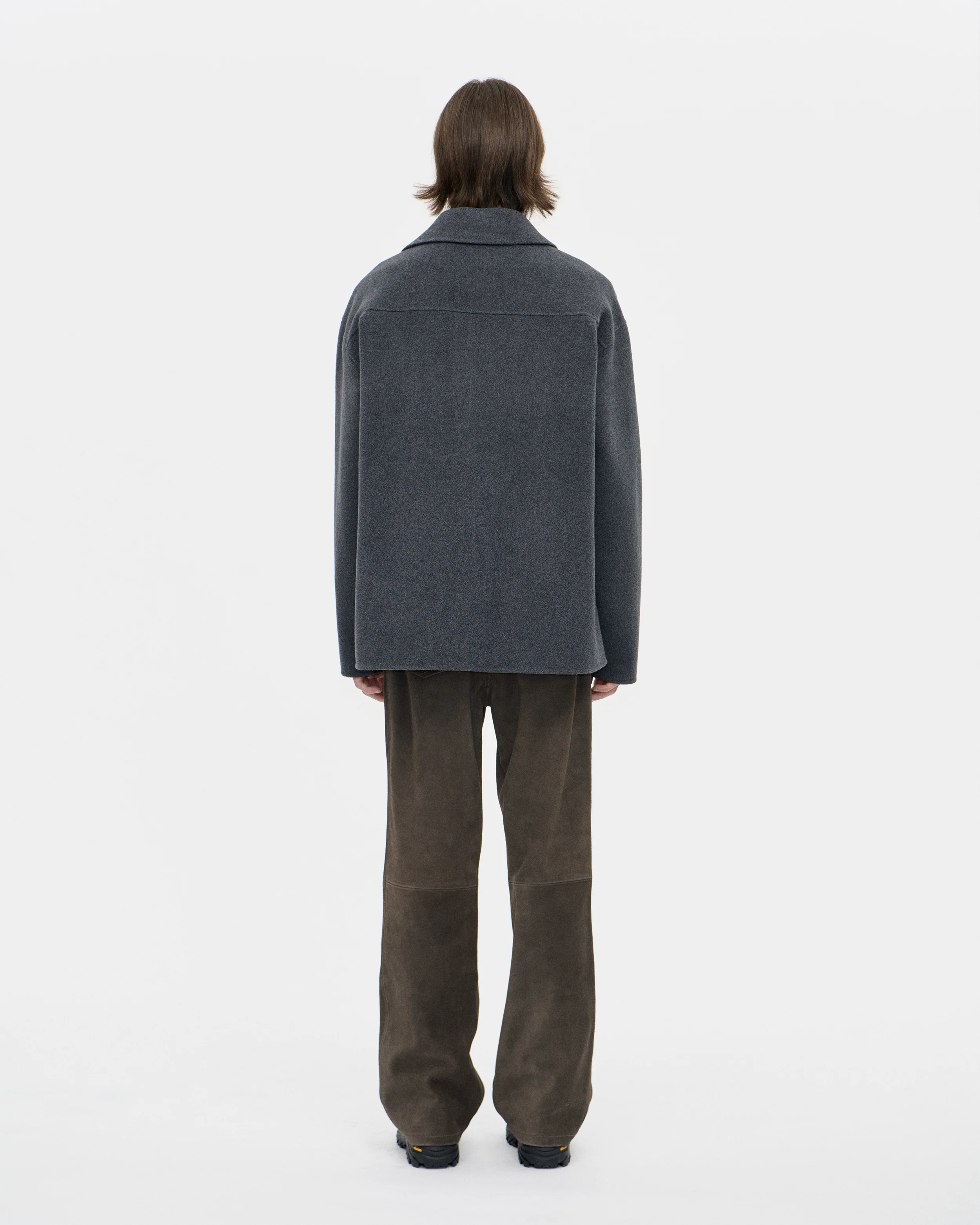 Naval Jacket Woolcash 008 Charcoal - Image 3