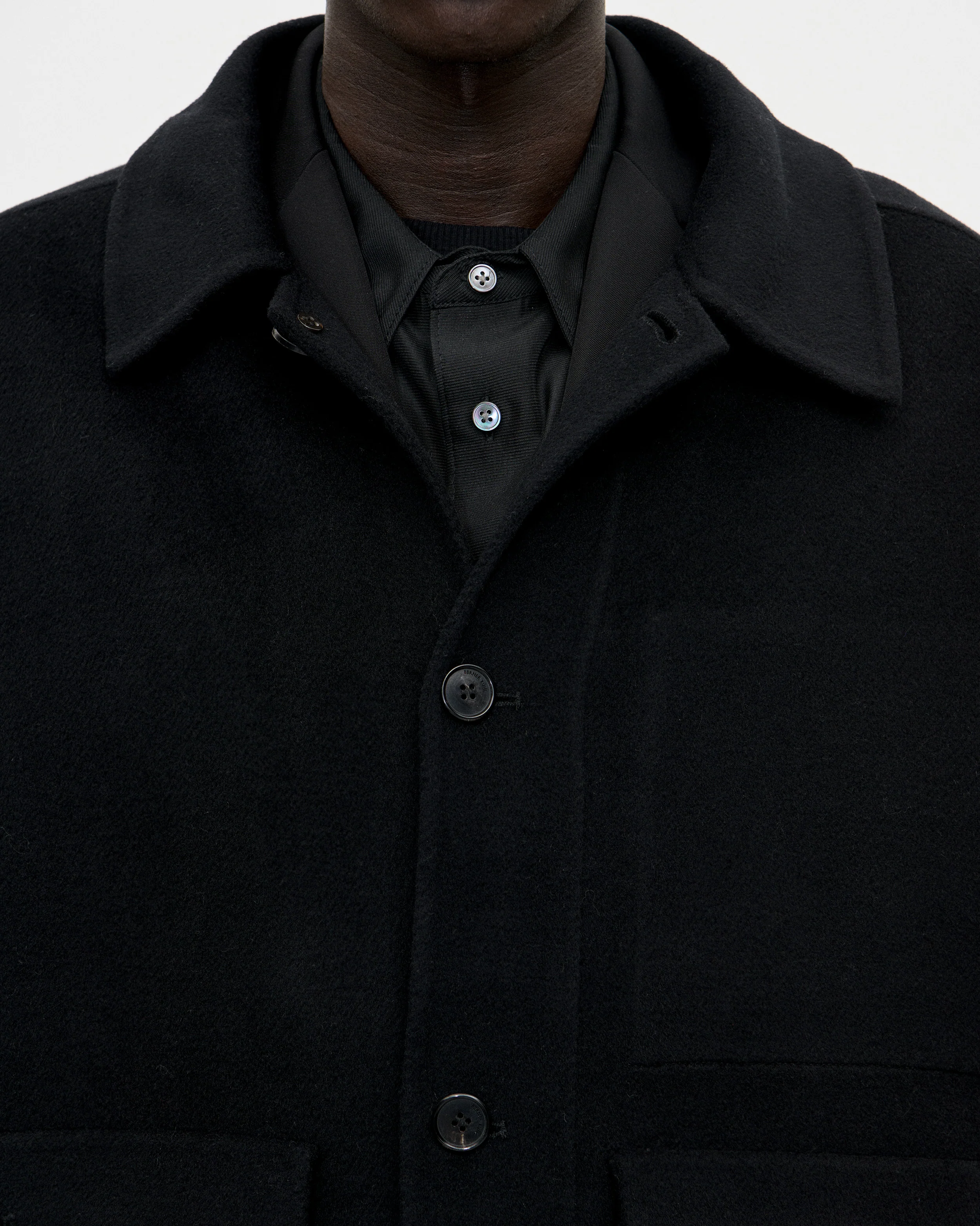 Naval Jacket Woolcash 009 Black - Image 4