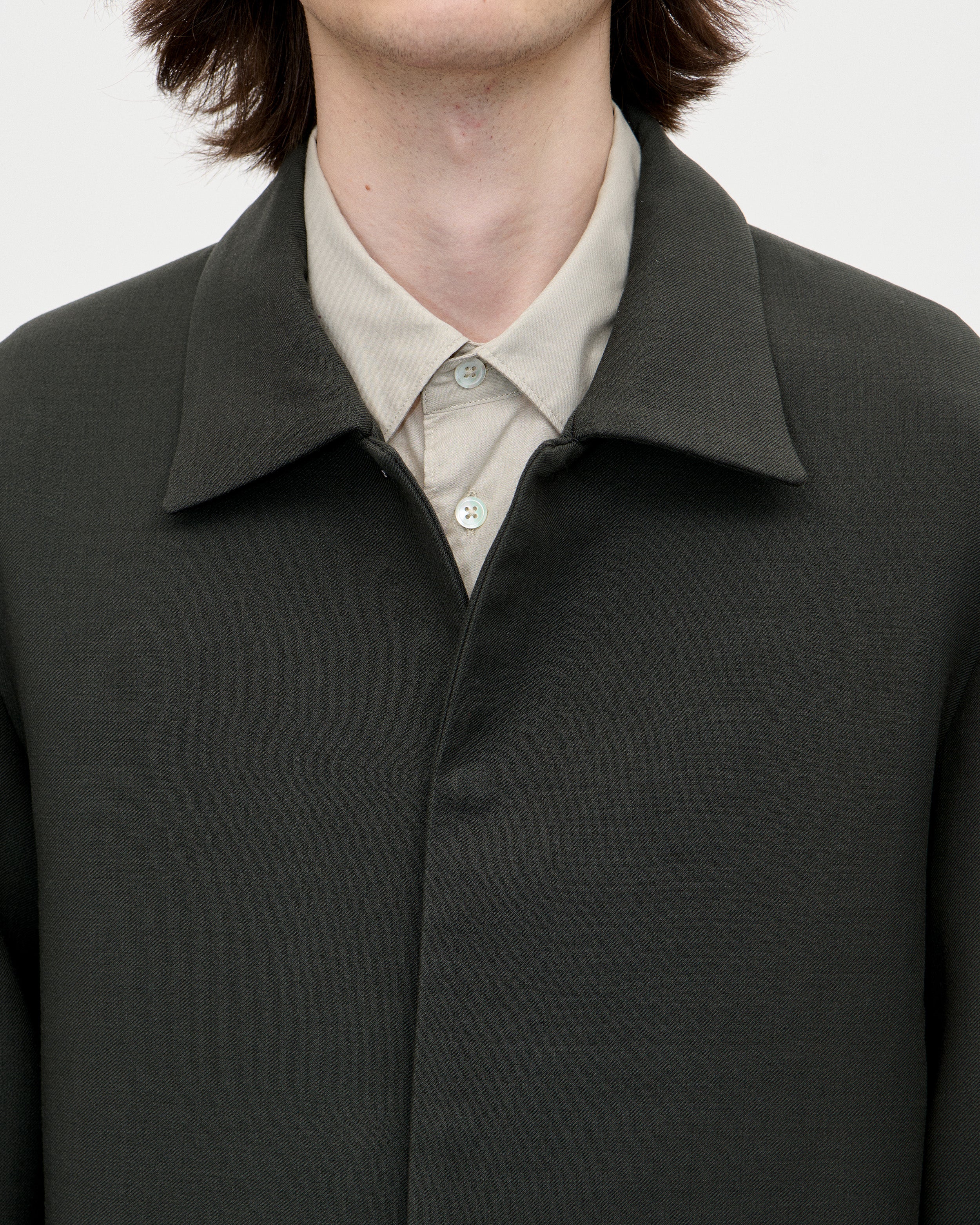 Officer Jacket Double Wool 086 Fog - Image 4