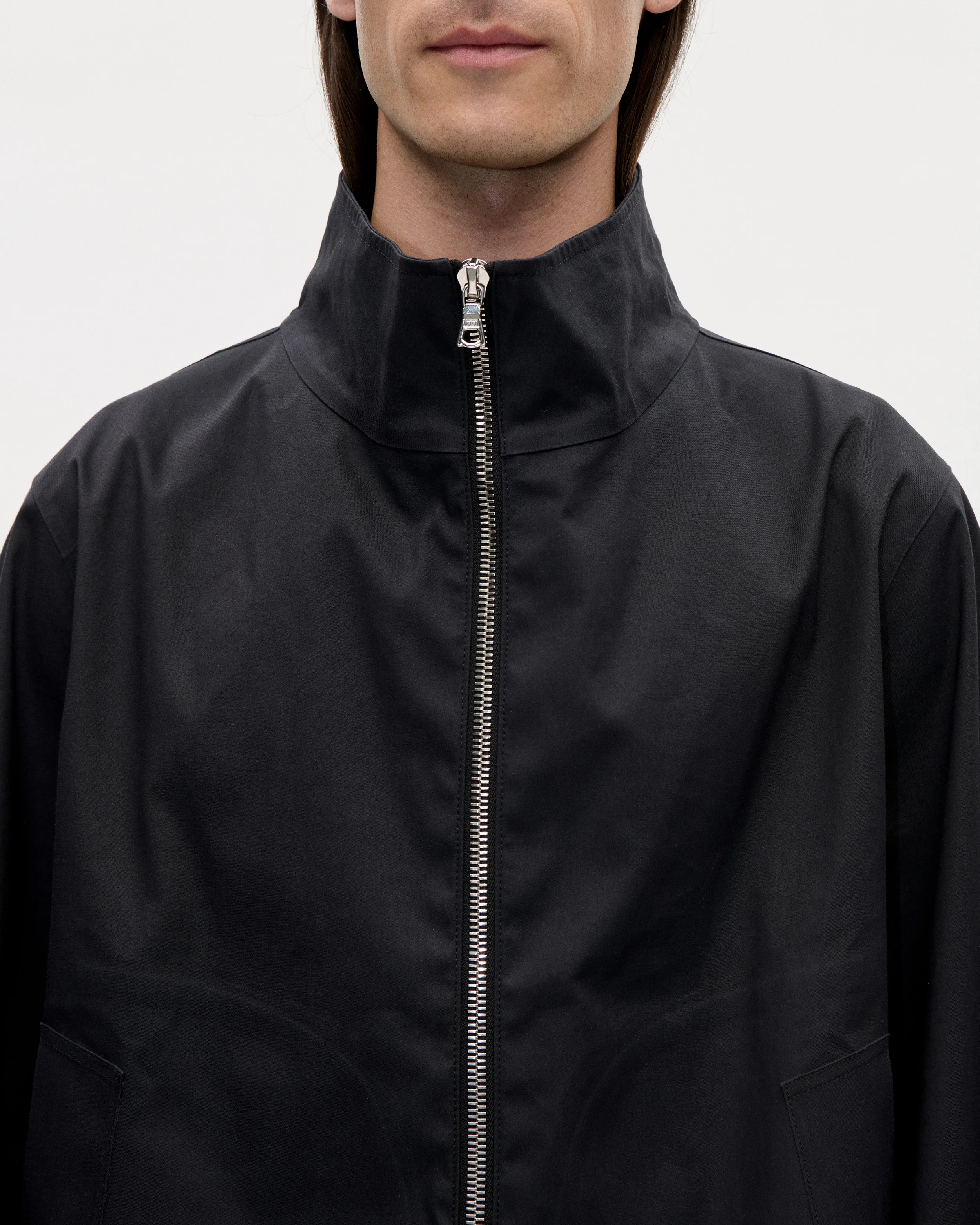 Rubber Zip Smock Hancock 009 Black - Image 4