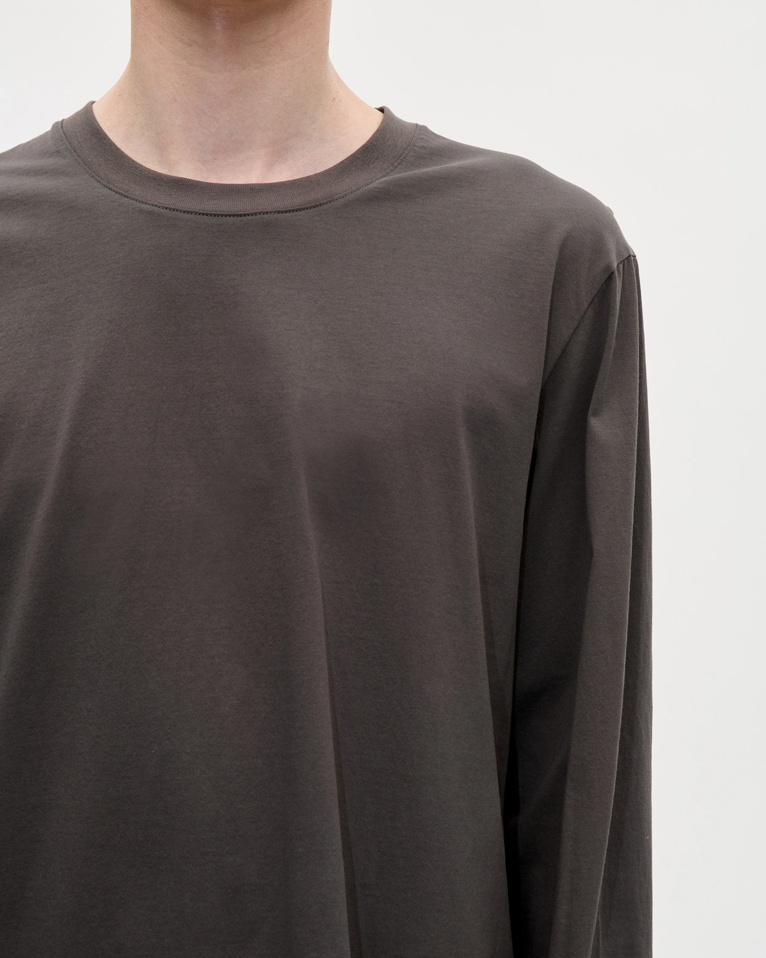Seam Tee LS 140 081 Grey - Image 4