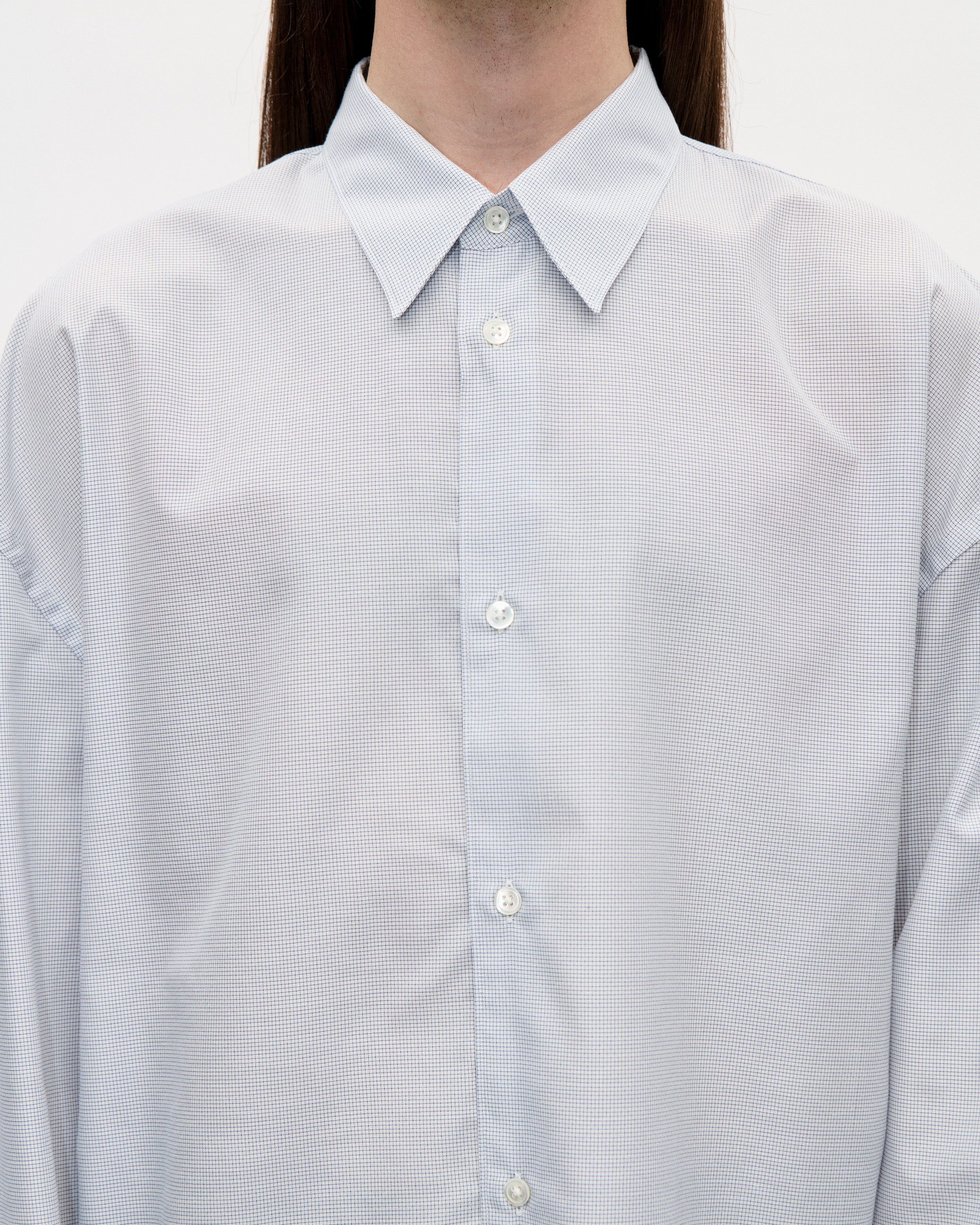 Sleepy Shirt Luxor 051 Blue Check - Image 4