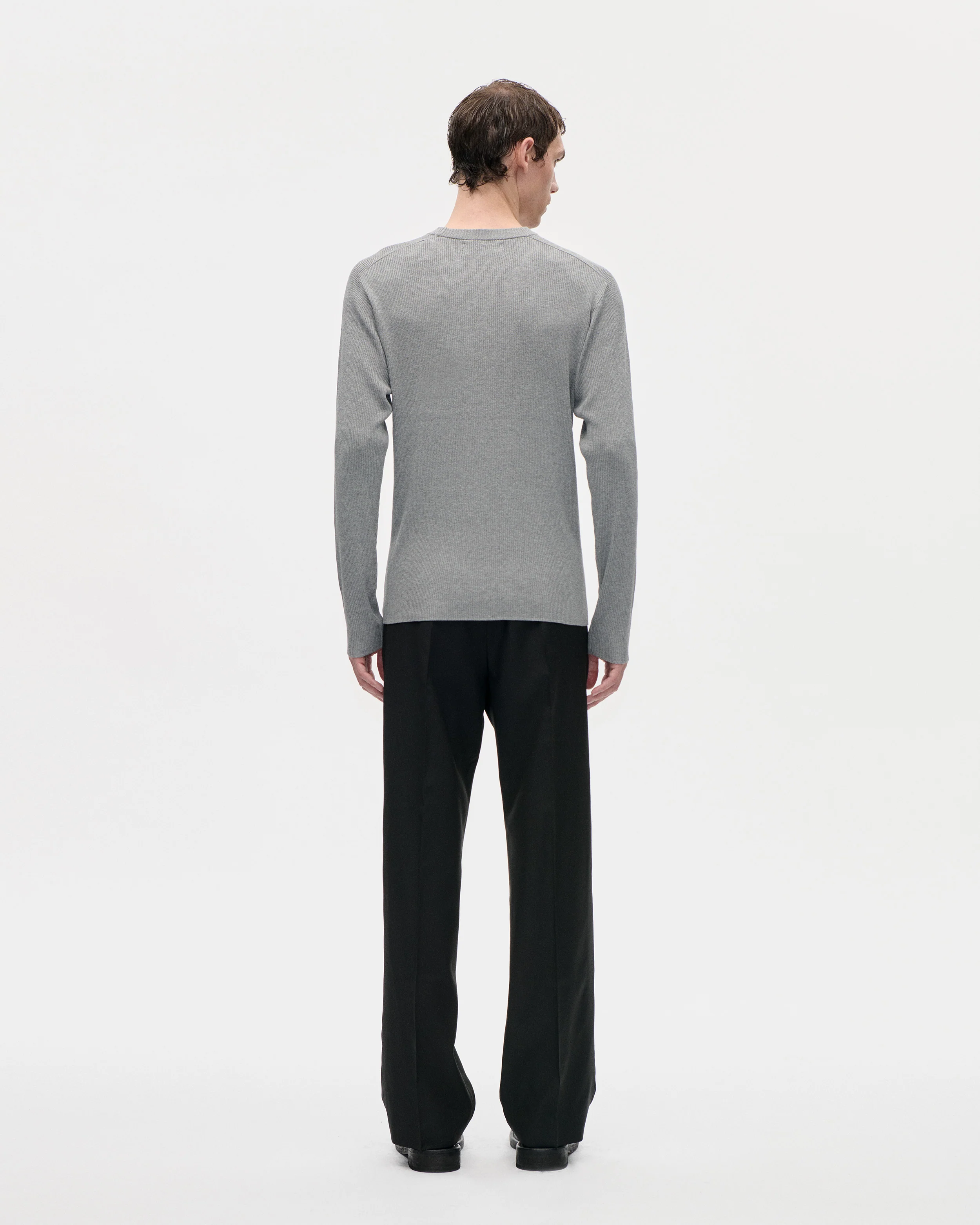 Torso Rib Crew Silco 081 Grey - Image 3