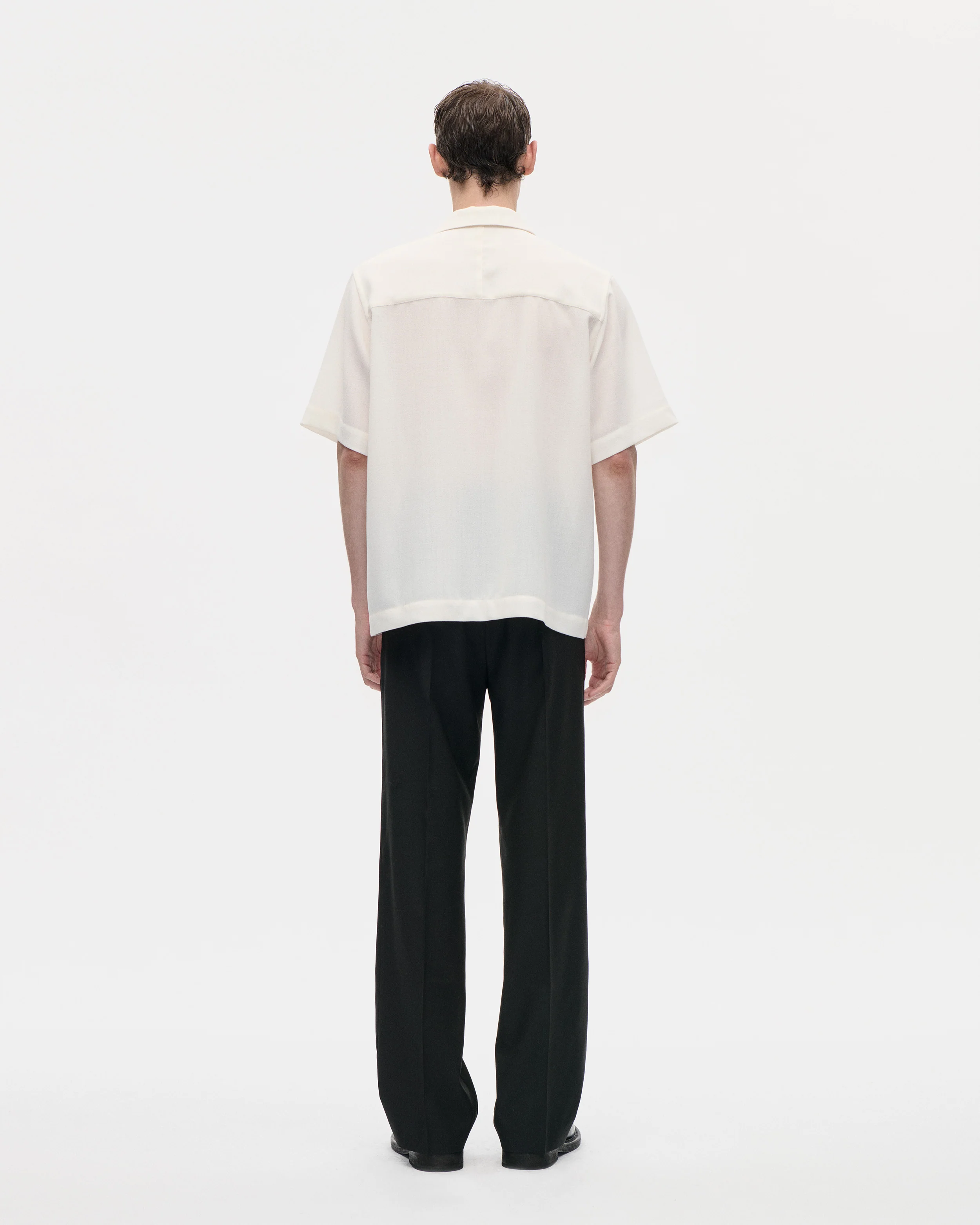 Wander Shirt Shimmer Wool 021 Chalk - Image 3